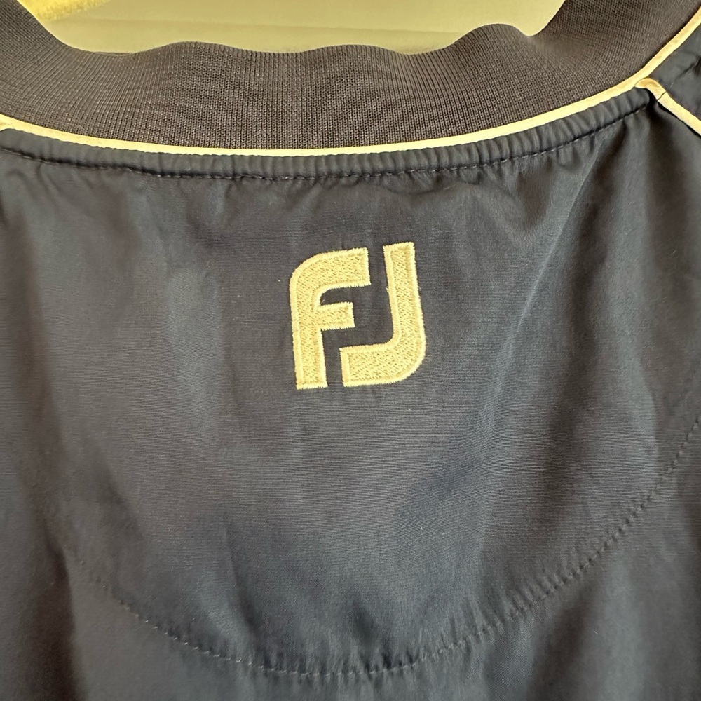 Men’s‎ XL Vintage FootJoy Golf Navy Pullover Jacket - Picture 5 of 8